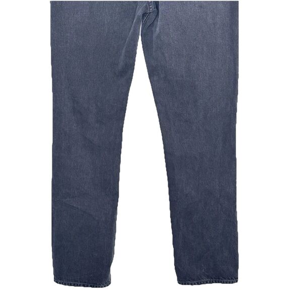 AGOLDE Lana Jeans Size 24 Faded Black Disorder Straight Button Fly Distressing - Picture 9 of 16